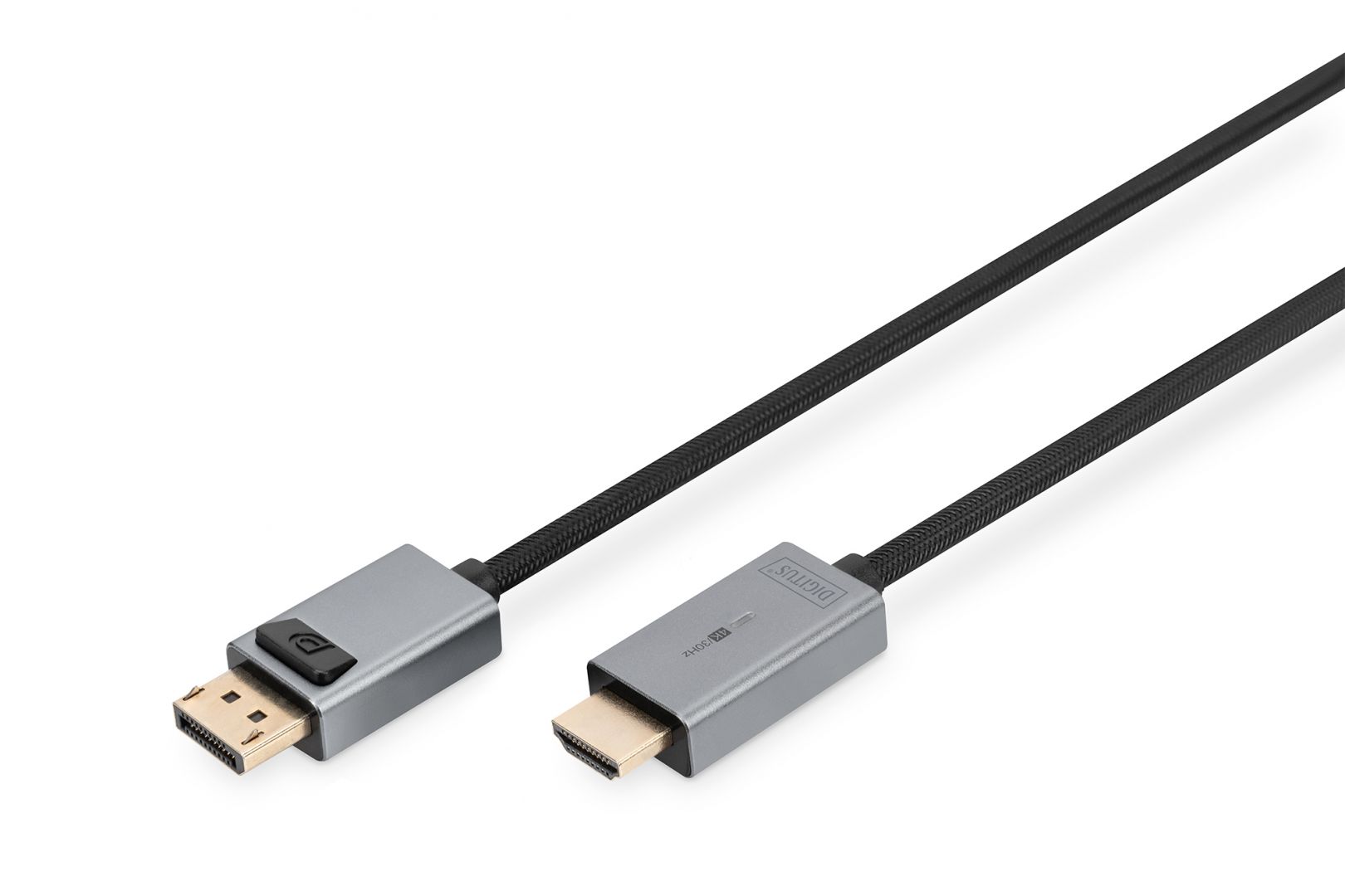 Digitus DB-340202-018-S 4K DisplayPort Adapter Cable, DP - HDMI Type A