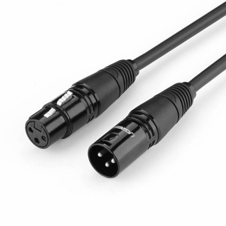 UGREEN XLR audio cable male/famale 5m Black