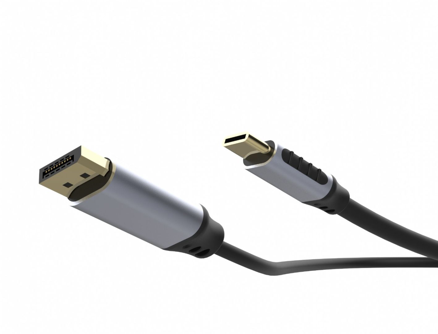 INCA ITCD-20 USB Type-C to Displayport 4K60Hz 2m Black