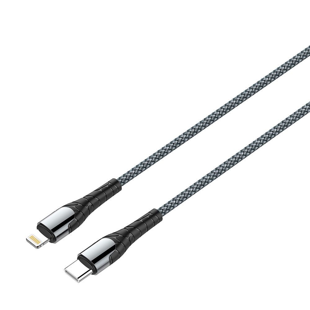 ColorWay Type-C to Apple Lightning (PD Fast Charging) 3.0A(30W) 1m Grey