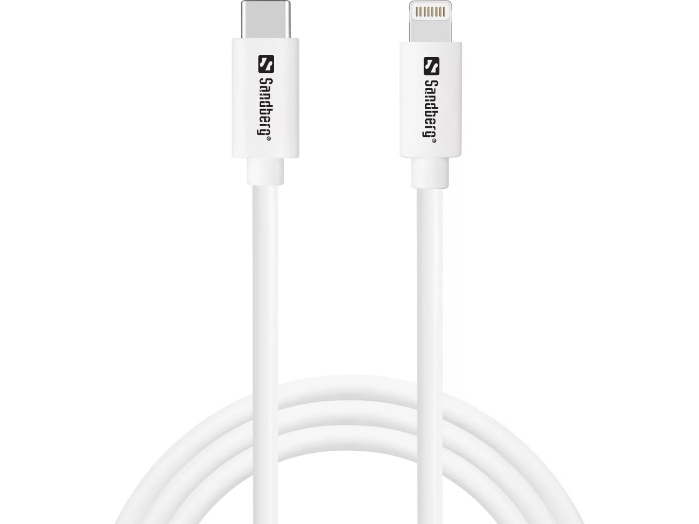 Sandberg USB-C PD to Lightning 1m White