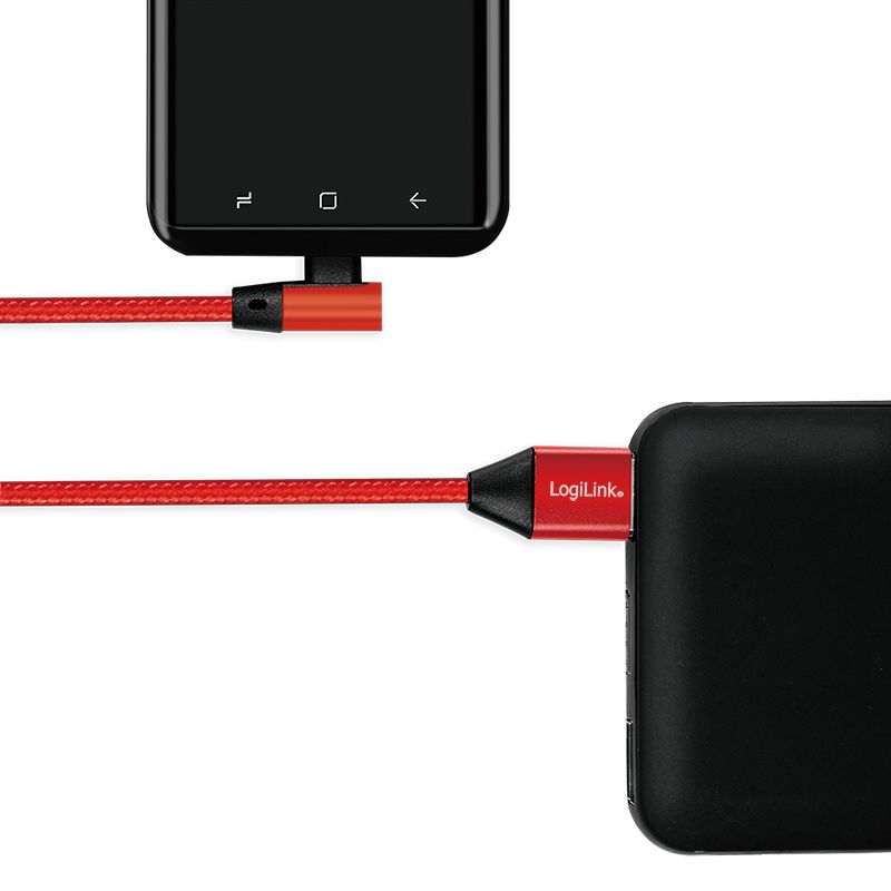 Logilink USB 2.0 Type-C cable 1m Red