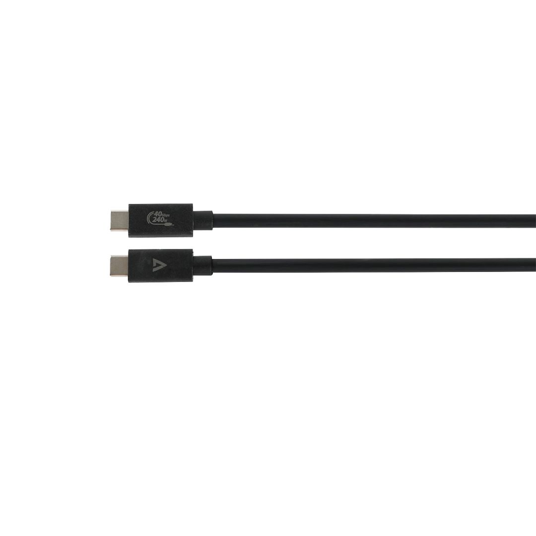 V7 USB 40Gbps 240W USB Type-C Cable 1,2m Black