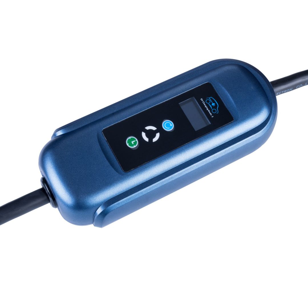 Akyga Electric car charger AK-EC-22 CEE 5pin / Type2 LCD 3-phases 32A 22kW 5m Black