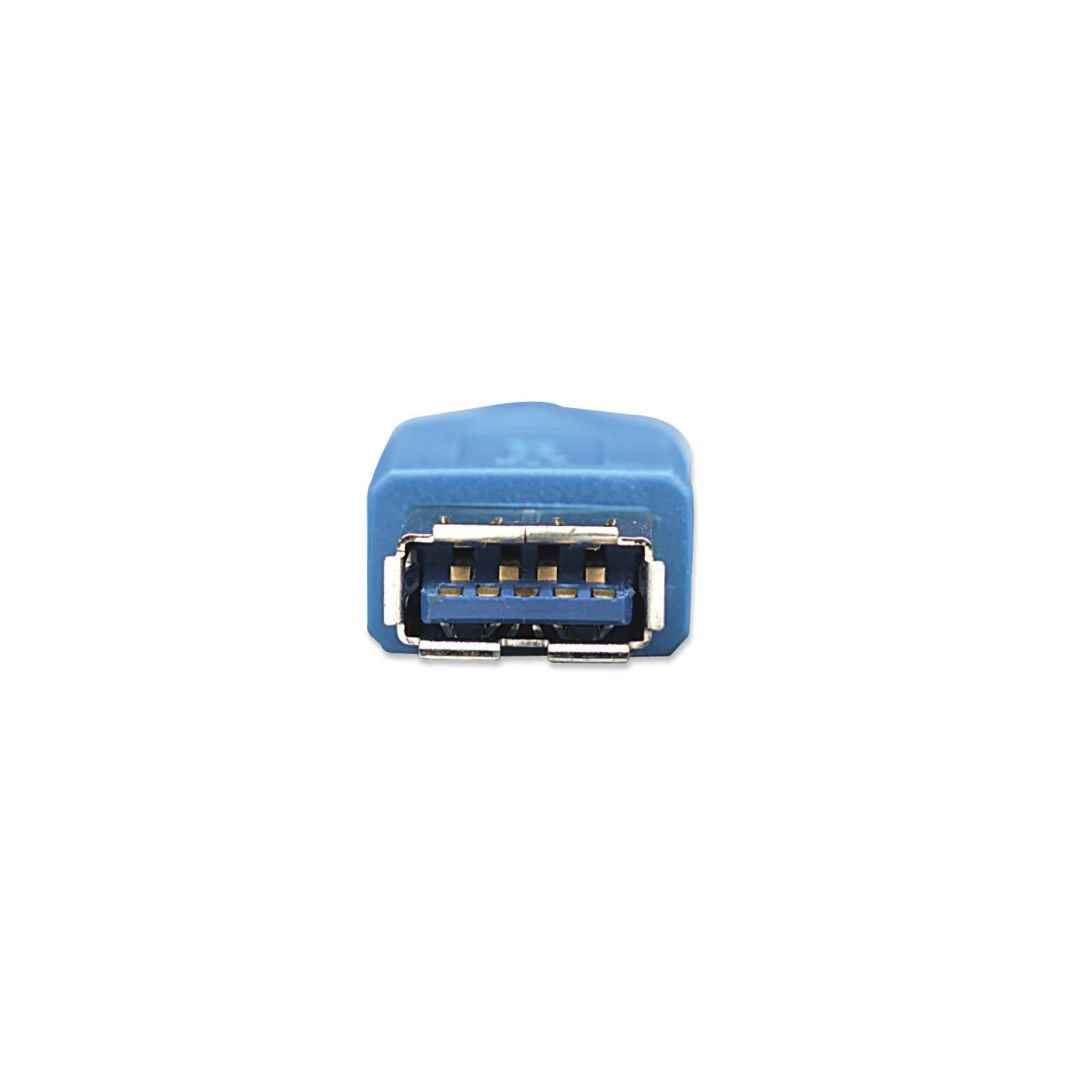Manhattan USB 3.0 Type-A Extension Cable 2m Blue