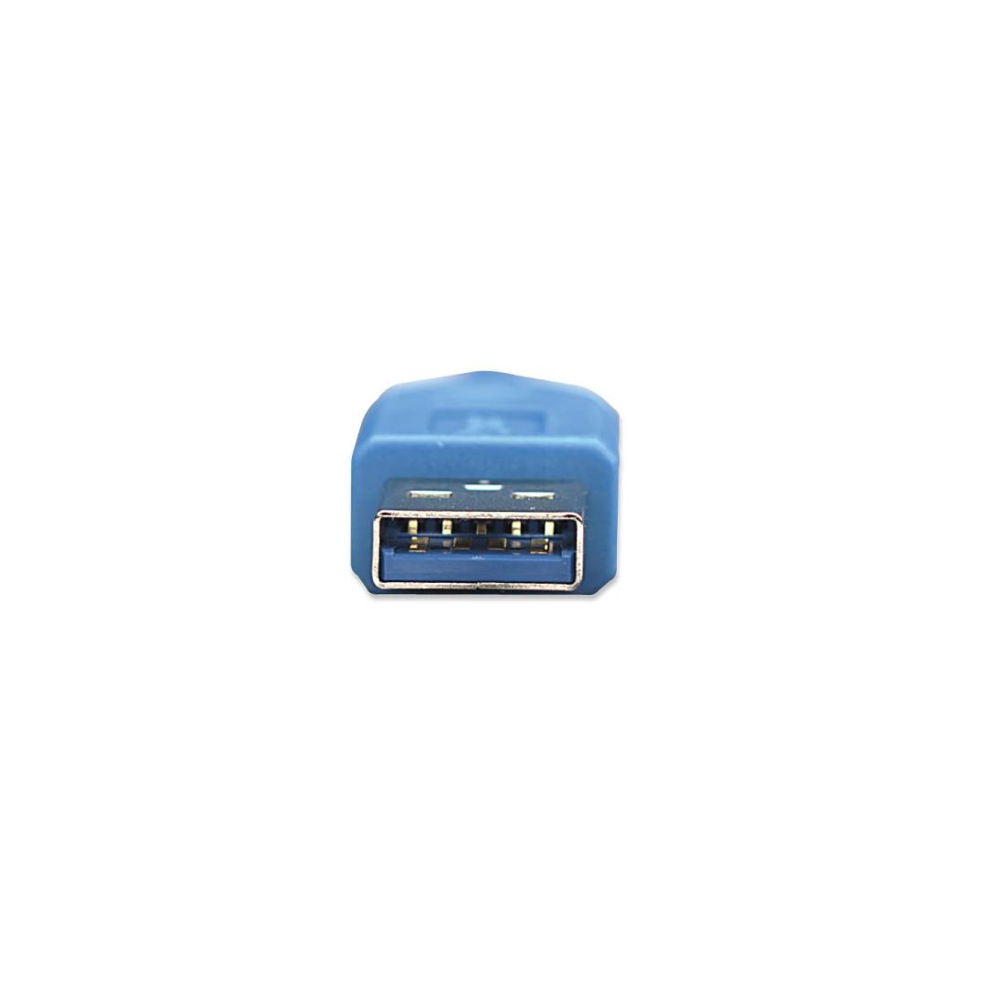 Manhattan USB 3.0 Type-A Extension Cable 2m Blue