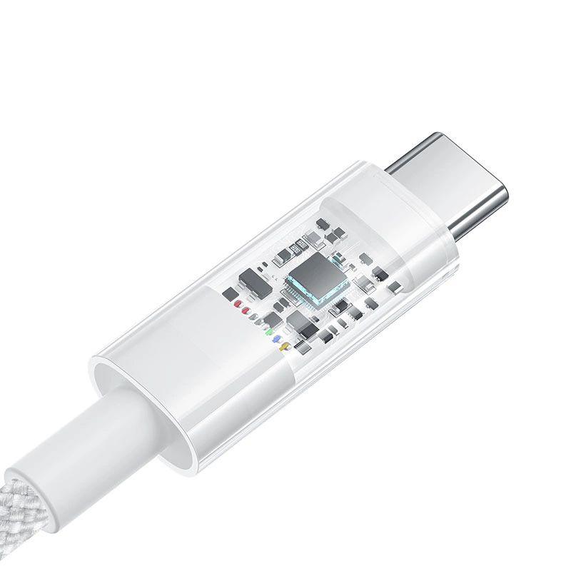 Baseus Gem USB to Type-C 100W Fast-Charging Data Cable 2m White
