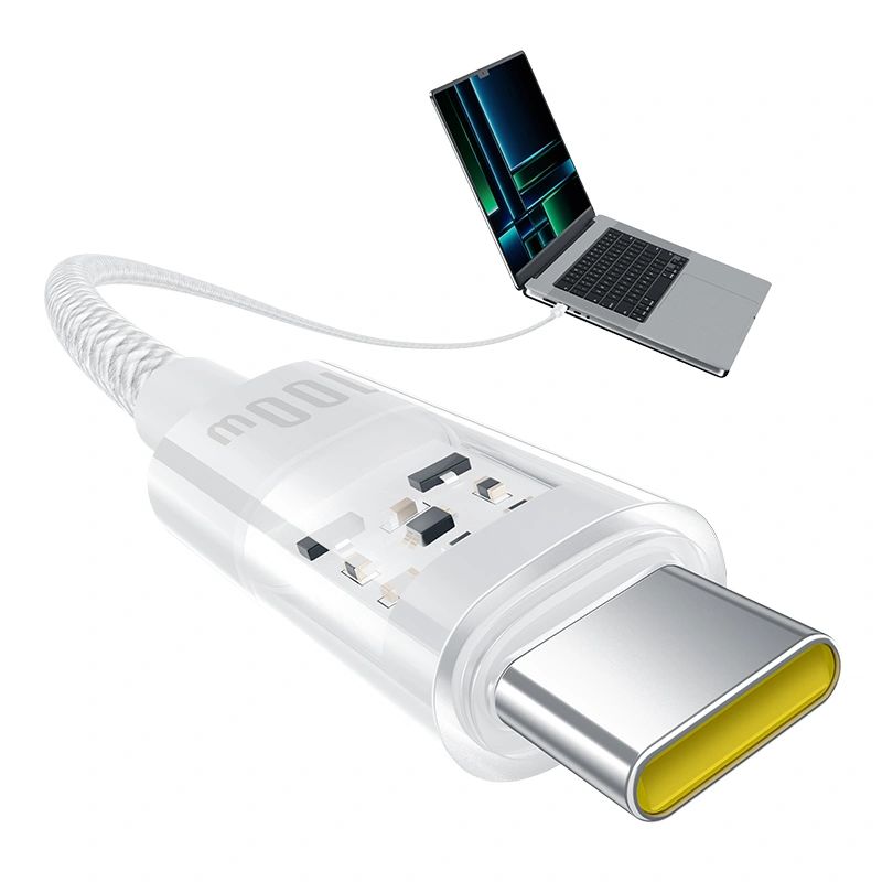 Baseus Gem Type-C to Type-C 100W Fast-Charging Data cable 2m White