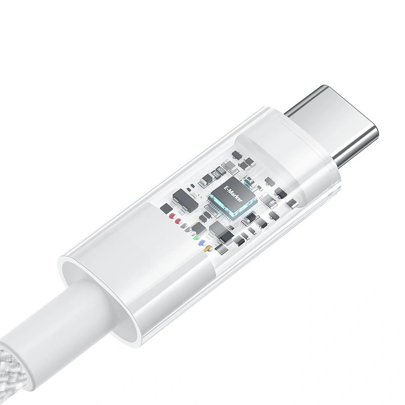 Baseus Gem Type-C to Type-C 100W Fast-Charging Data cable 2m White