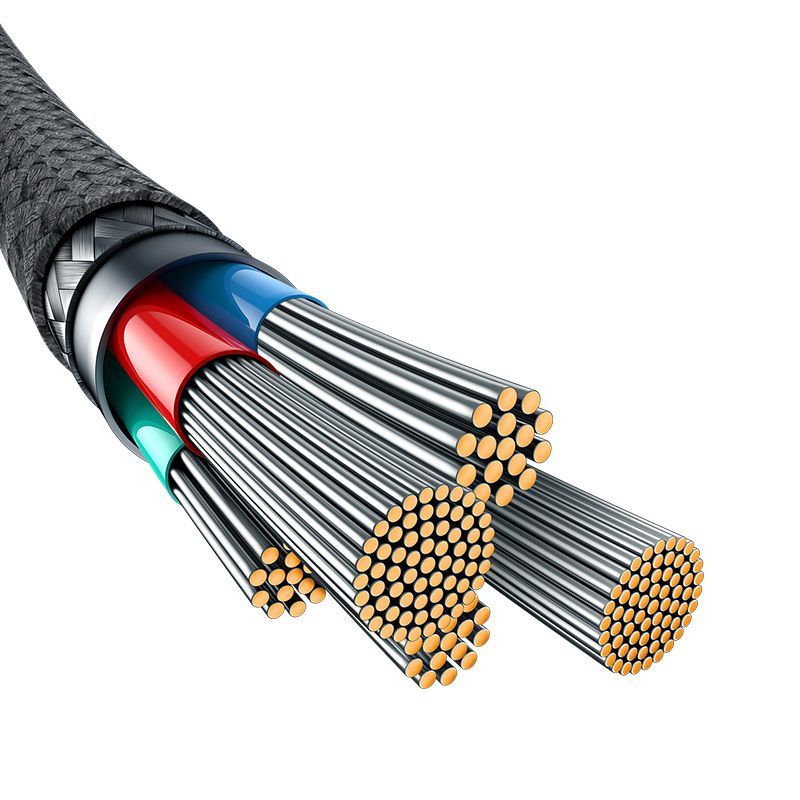 Baseus Unbreakable Series Fast Charging Data Cable Type-C to Lightning 20W Cluster 1m Black