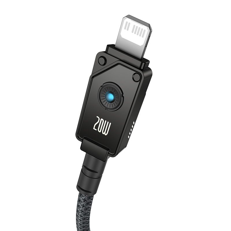 Baseus Unbreakable Series Fast Charging Data Cable Type-C to Lightning 20W Cluster 1m Black