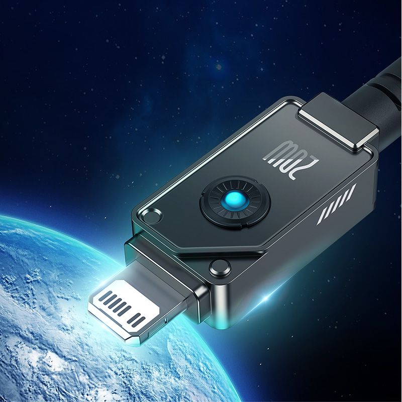 Baseus Unbreakable Series Fast Charging Data Cable Type-C to Lightning 20W Cluster 1m Black