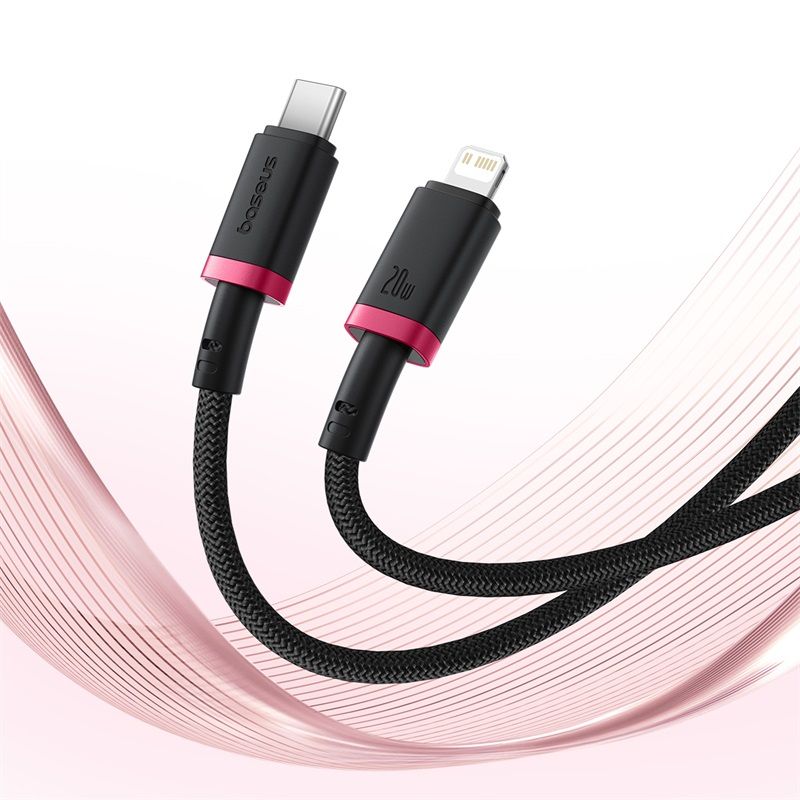 Baseus Dura Series 20W Fast Charging Type-C to Lightning cable 1m Red/Black