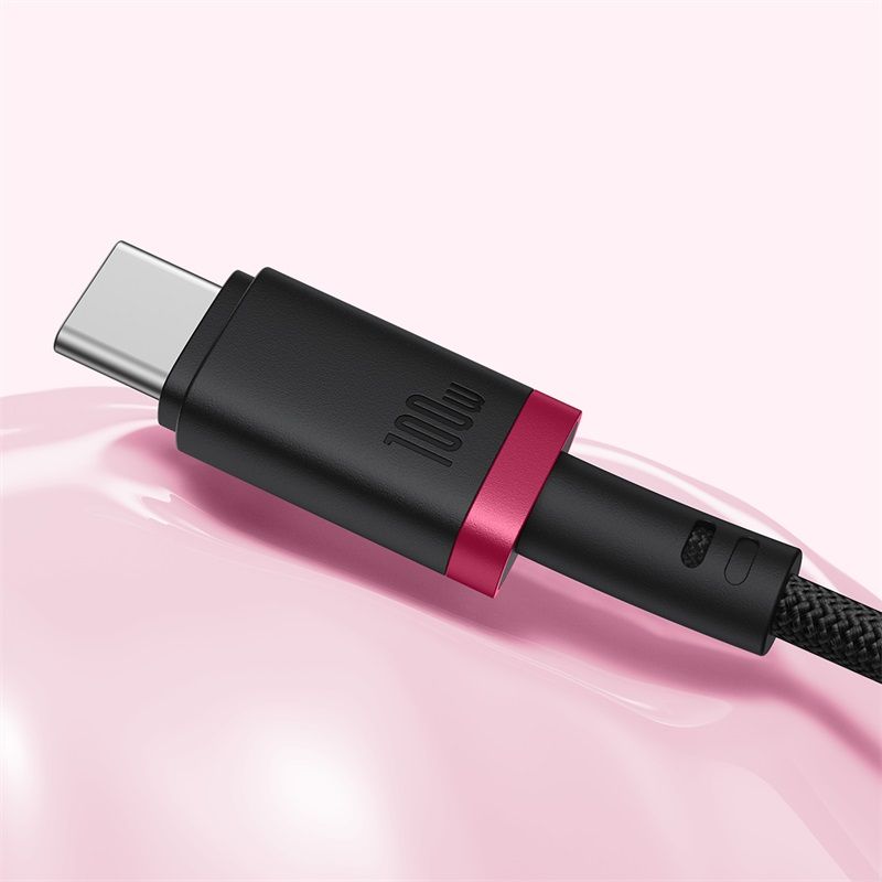 Baseus Dura Type C to Type C 100 W fast charging cable 1m Black/Red