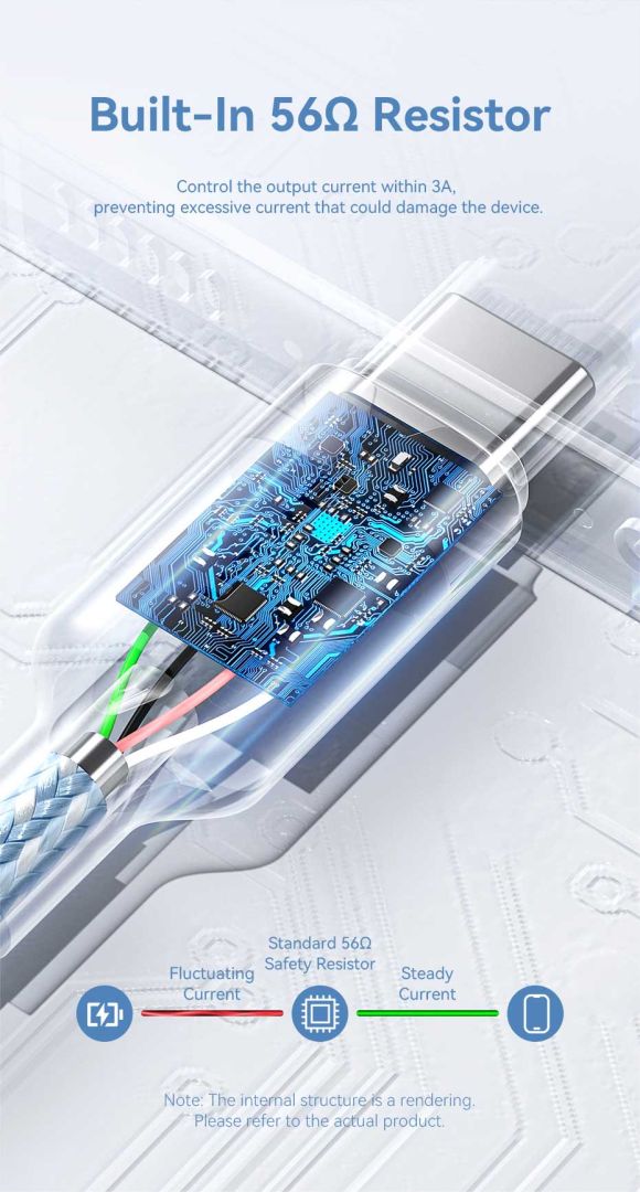 Vention USB 2.0 A Male to C Male 3A Aluminum Alloy Type cable 1m Pink