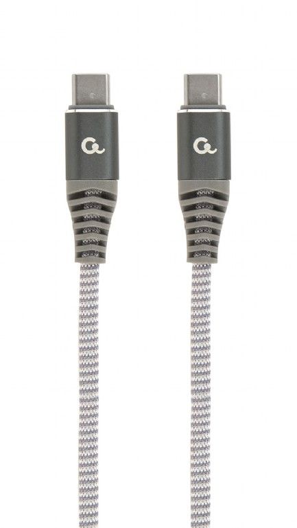 Gembird CC-USB2B-CMCM100-1.5M 100W Type-C Power Delivery (PD) Premium Charging & Data cable 1,5m Grey