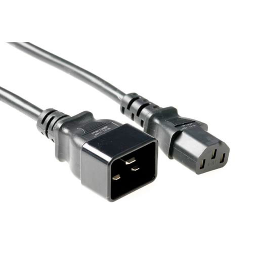 ACT Powercord C13 - C20 1m Black