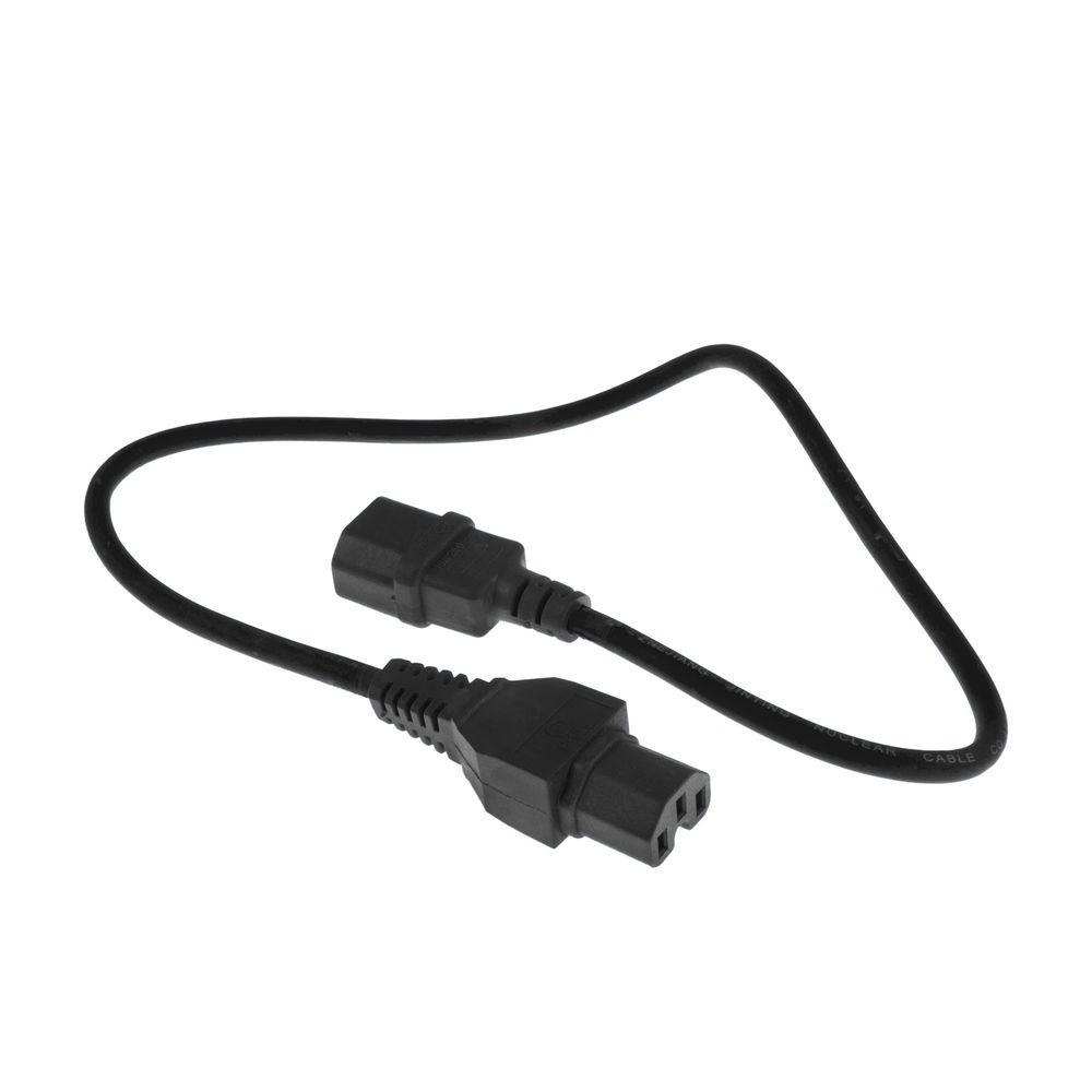 ACT Powercord C14 - C15 0,6m Black
