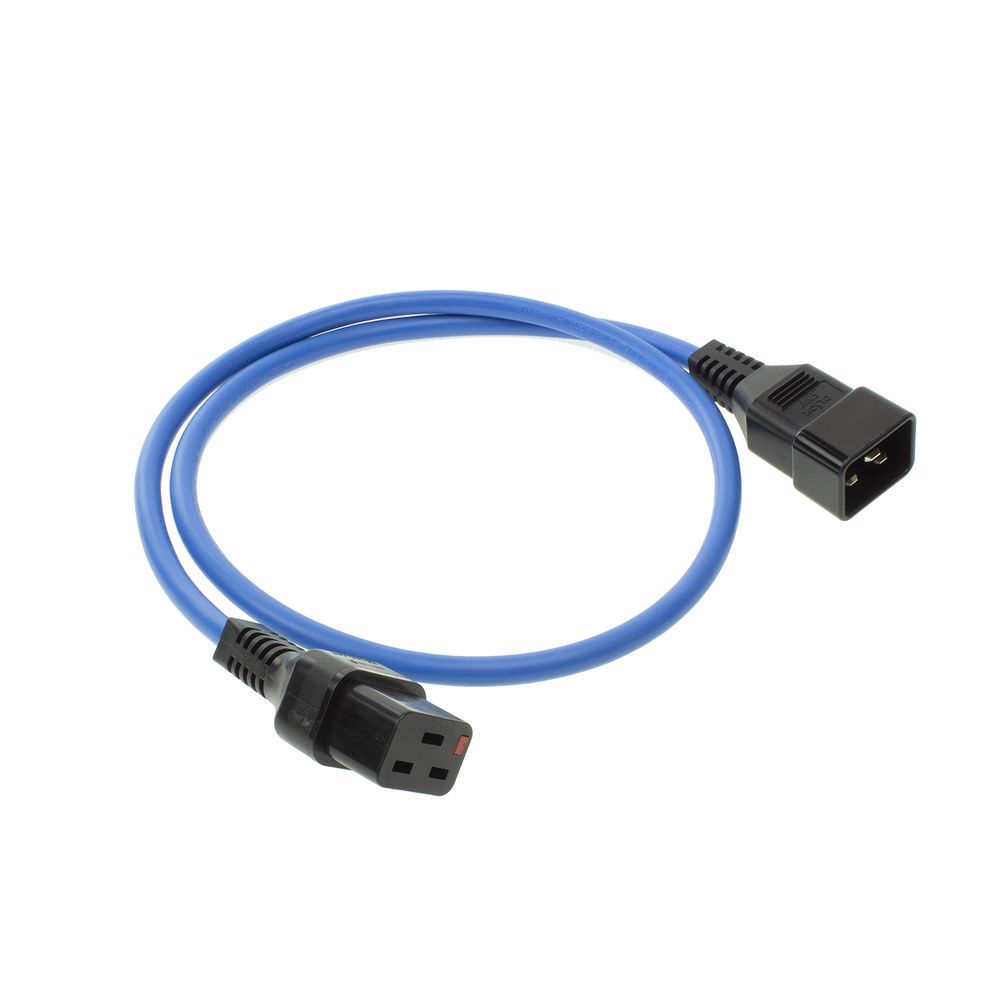 ACT Powercord C19 IEC Lock - C20 2m Blue