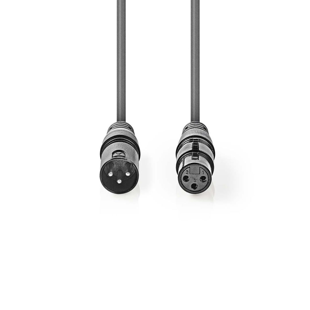 Nedis Balanced Audio Cable 10m Black