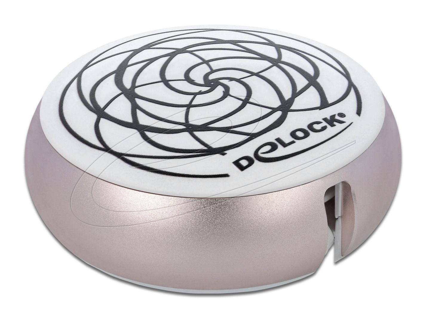 DeLock USB Retractable Cable Type-A to Lightning™ White/Pale Pink
