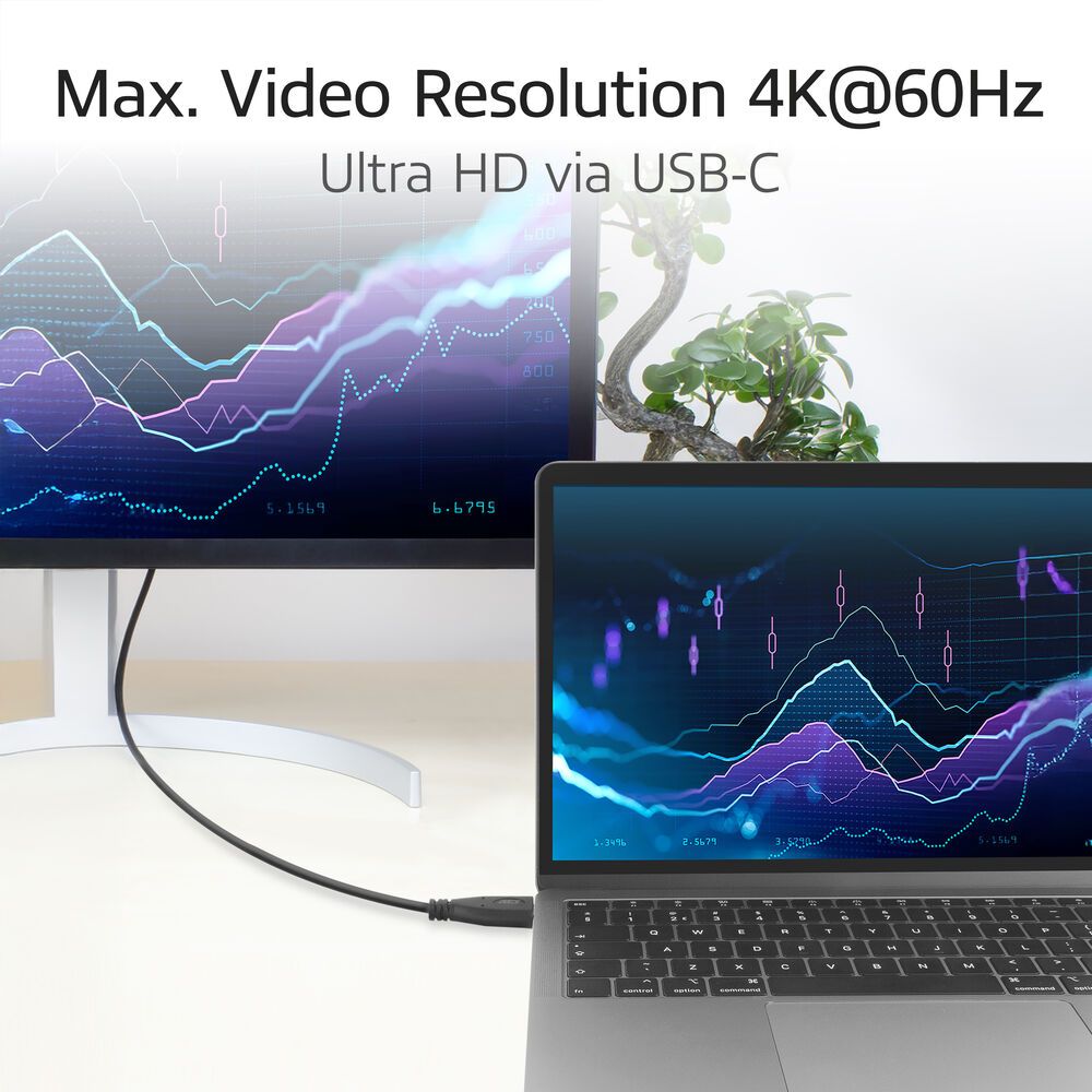 ACT USB 3.0 60W USB Type-C (straight) to USB Type-C (left/right angled) Cable 2m Black