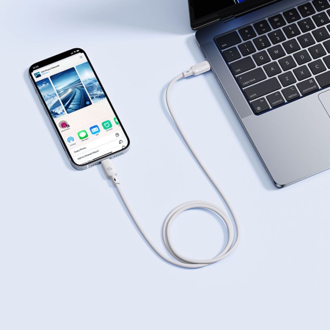 Baseus Silky Series Type-C Cable 100W 2m White