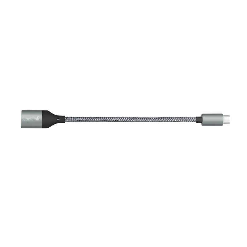 Logilink CU0106 USB 3.2 Gen1 Type-C adapter C/M to USB-A/F OTG 0,15m Dark Grey