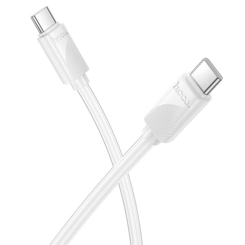 Hoco X114 Energy Cable Type-C to Type-C PD 60W fast charge 1m White