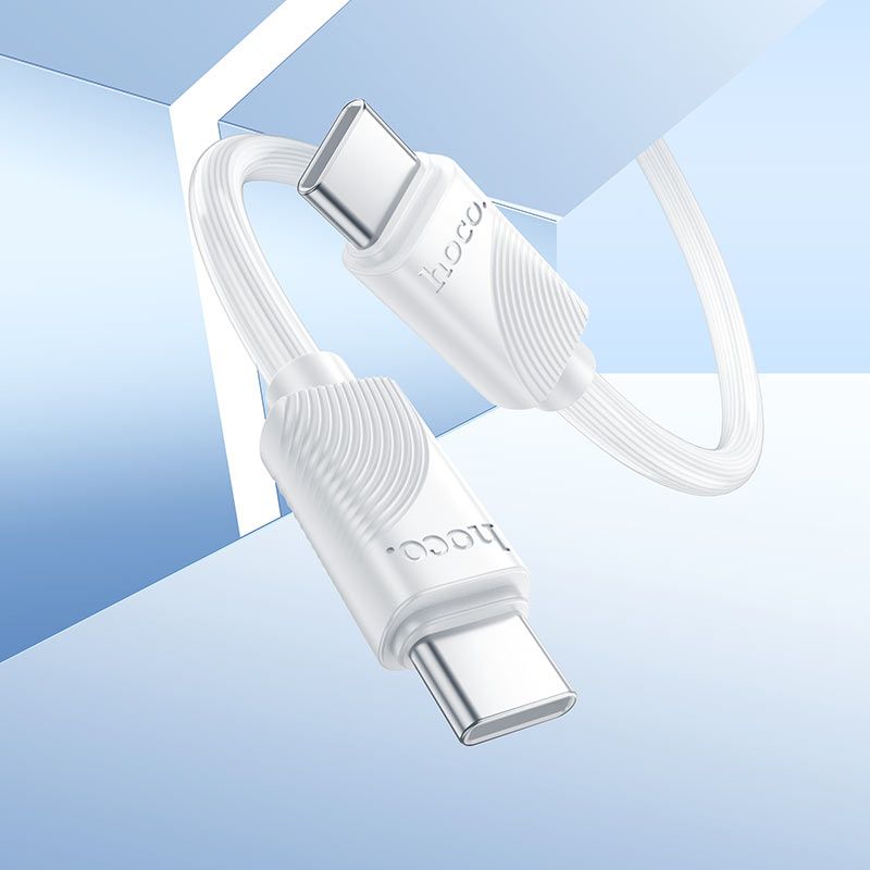 Hoco X114 Energy Cable Type-C to Type-C PD 60W fast charge 1m White