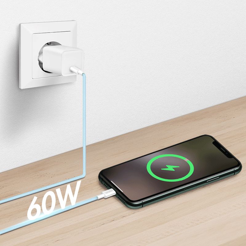 Logilink USB 2.0 Type-C male/male cable 0,5m Blue