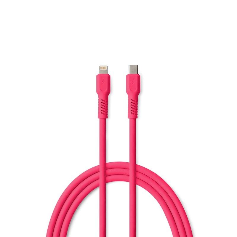 COLORUM USB-C to Lightning cable 1,8m Magenta