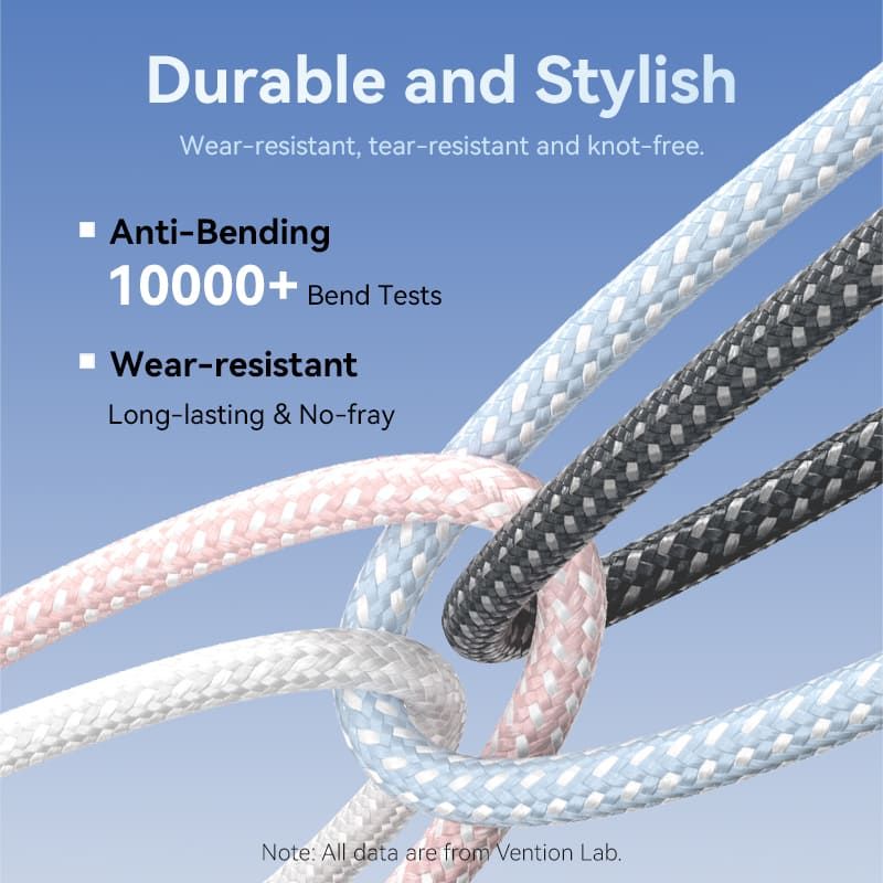 Vention USB 2.0 Type-C Male to Type-C Male 3A Cable 2m White