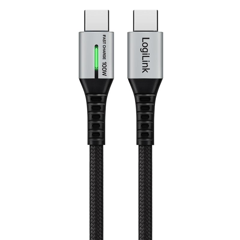 Logilink USB 2.0 Type-C male to male cable 1m White