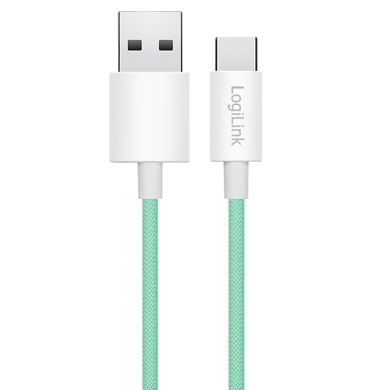 Logilink USB 2.0 Type-C A/M to C/M cable 1m Green