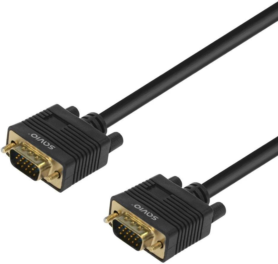 Savio CL-202 VGA to VGA Cable 1,8m Black