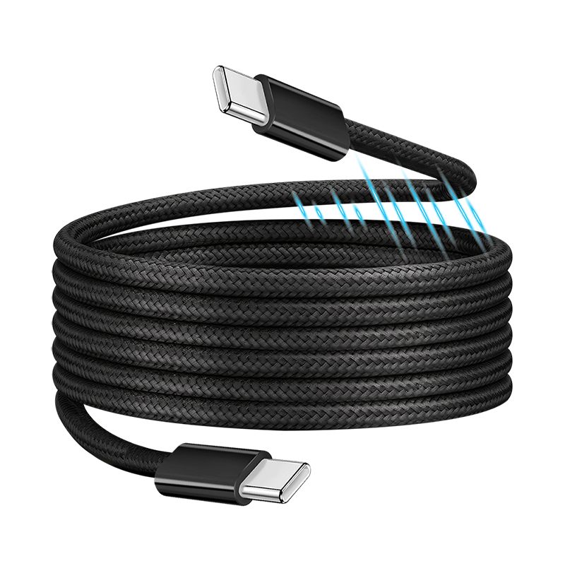 Logilink Logilink USB 2.0 Type-C C/M to C/M 60W magnet cable 1m Black
