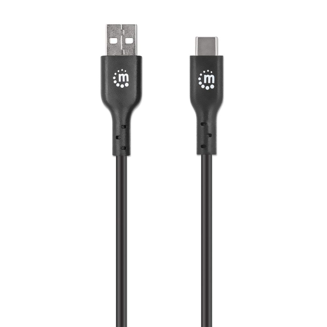Manhattan USB 2.0 Type-A to Type-C Device cable 1m Black