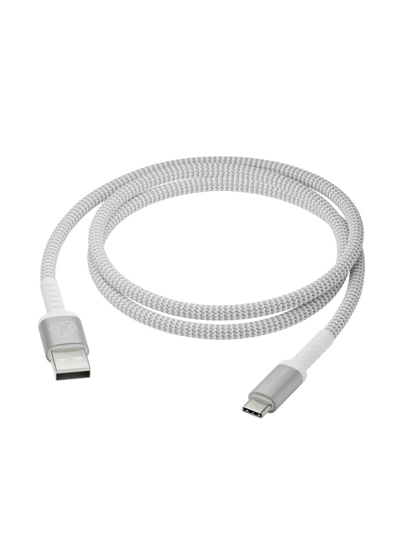 dbramante1928 re-charge Pro USB-A to USB-C Braided Cable 1,2m White