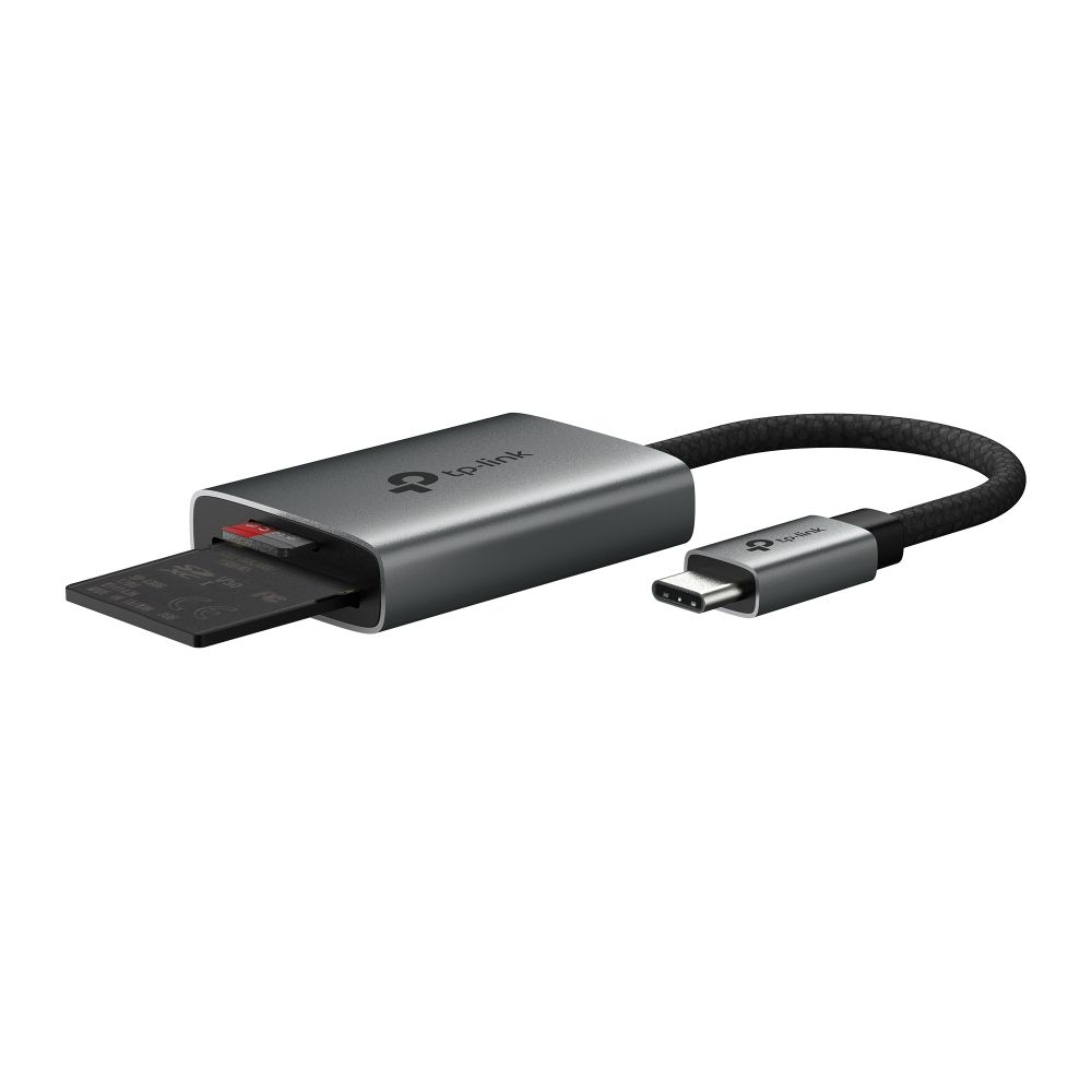 TP-Link UA430C USB Type-C to SD & microSD 3.0 Card Reader Grey