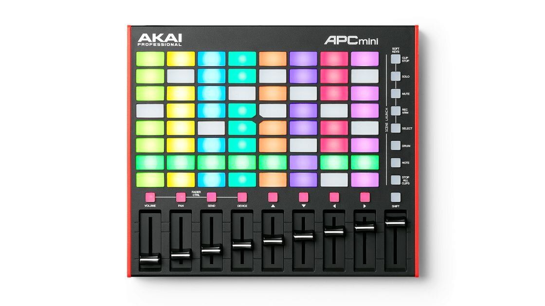 Akai APC Mini MK2 Ableton Live controller Keverőpult Black/Red