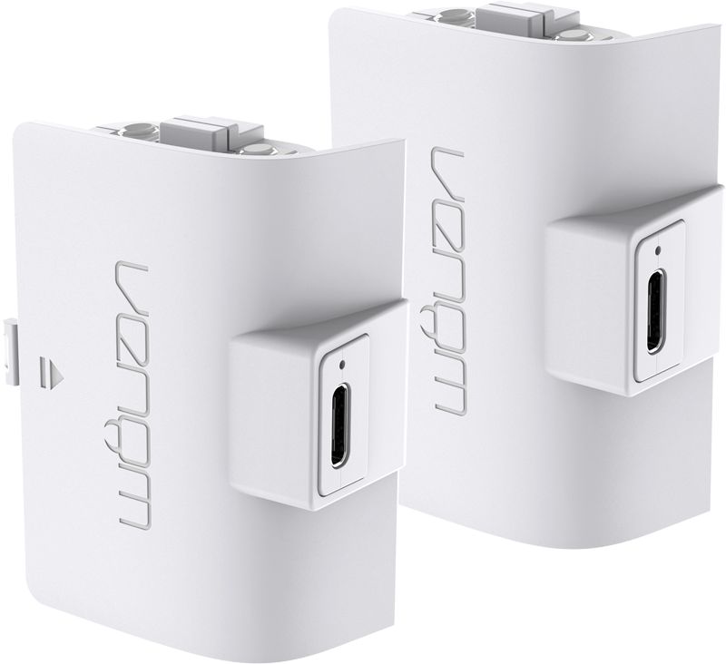 Venom VS2872 Twin Rechargable Battery Packs for XBOX White