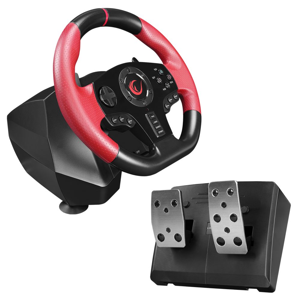 Rampage Race W10 Steering Wheel Black/Red