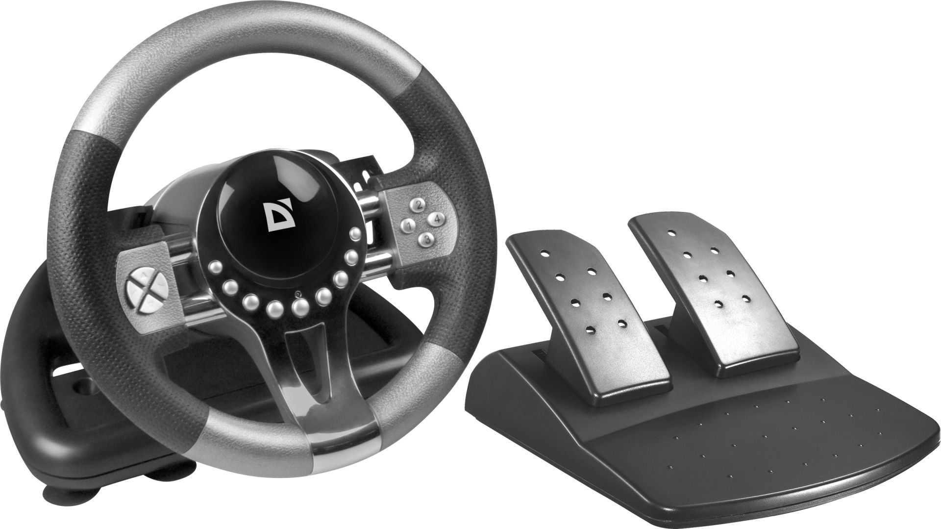 Defender Forsage GTR USB Kormány Black/Silver