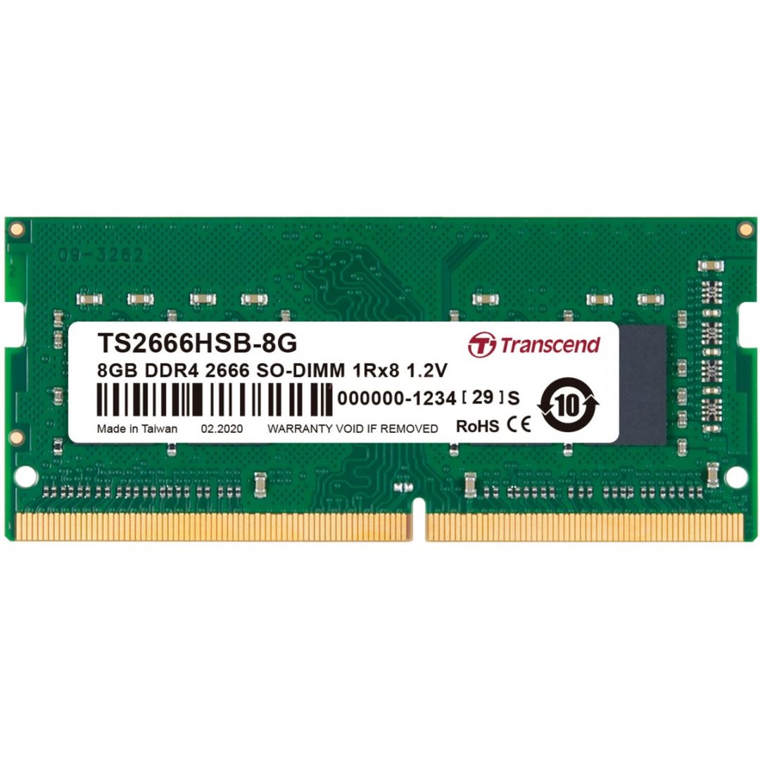 Transcend 8GB DDR4 2666Mhz SODIMM