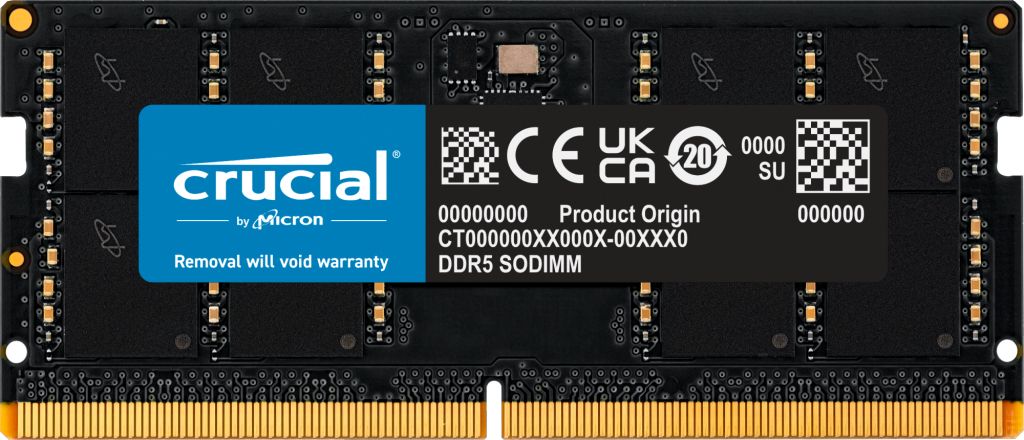 Crucial 32GB DDR5 4800MHz SODIMM