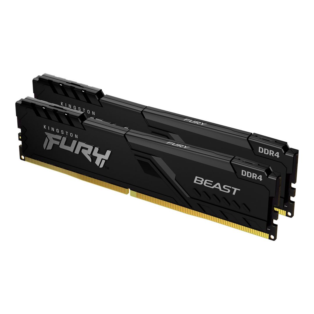 Kingston 16GB DDR4 2666MHz Kit(2x8GB) Fury Beast Black