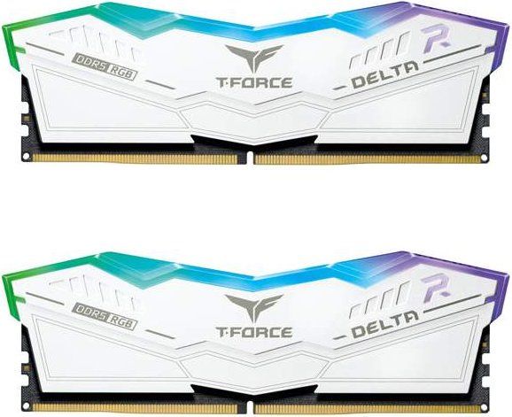 TeamGroup 32GB DDR5 6400MHz Kit(2x16GB) Delta RGB White