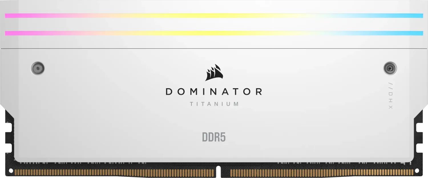 Corsair 96GB DDR5 6400MHz Kit(2x48GB) Dominator Titanium RGB White