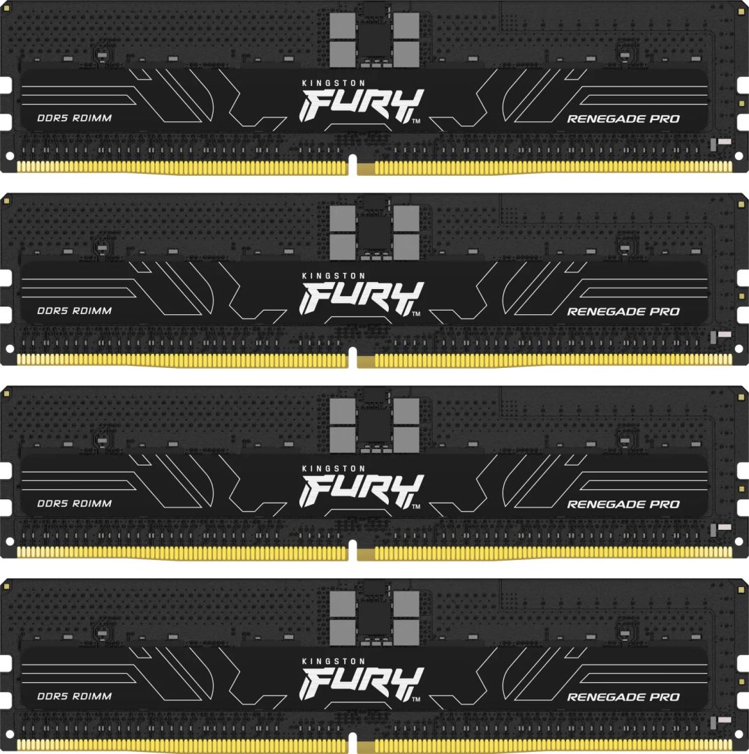 Kingston 64GB DDR5 5600MHz Kit(4x16GB) Fury Renegade Pro Black